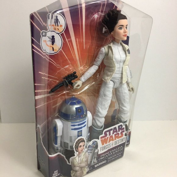 Star Wars Forces Of Destiny Princess Leia Organa R2-D2 Adventure Disney Hasbro - Picture 8 of 12